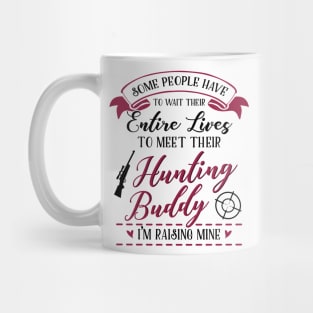 Hunting Mom and Baby Matching T-shirts Gift Mug